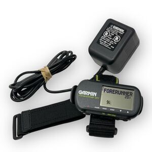 Garmin Forerunner 201 GPS Personal Exercise Tracker w/Wrist Strap Charger Tested